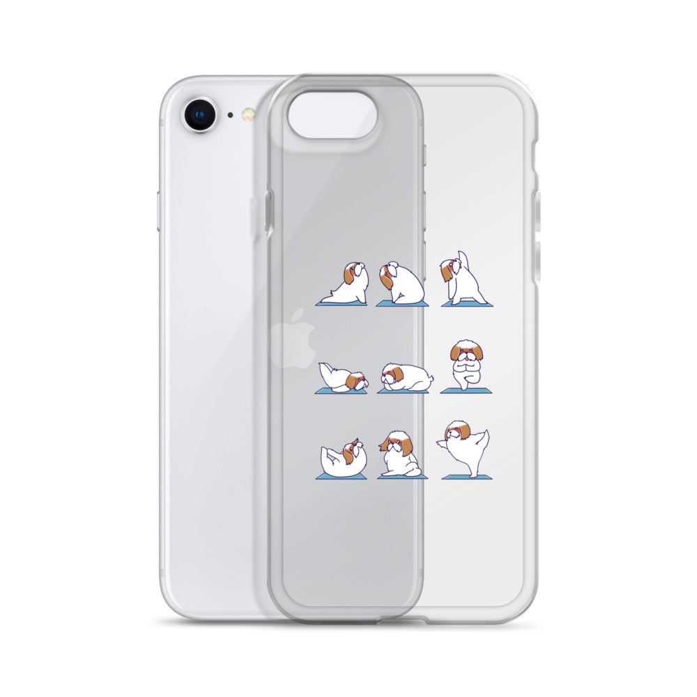 Shih Tzu Doing Yoga iPhone Case