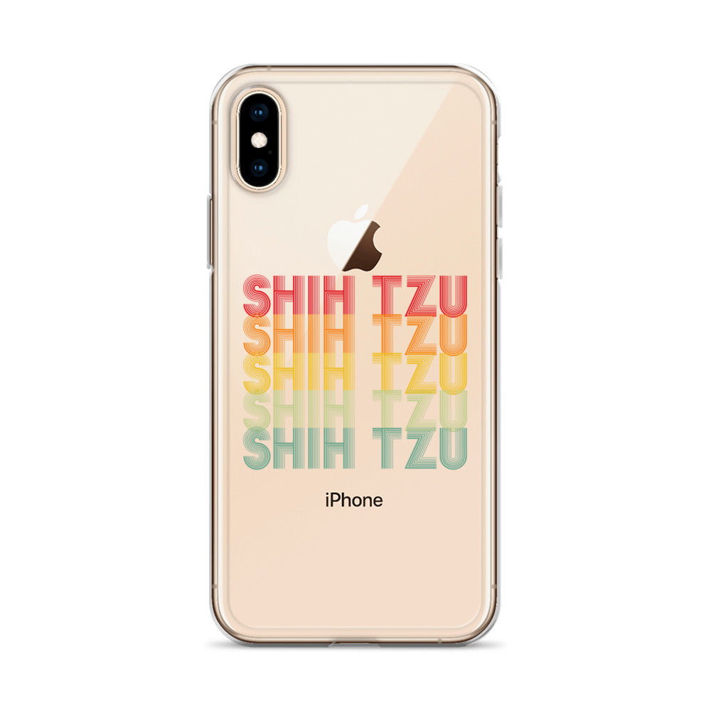 Shih Tzu Typographical iPhone Case