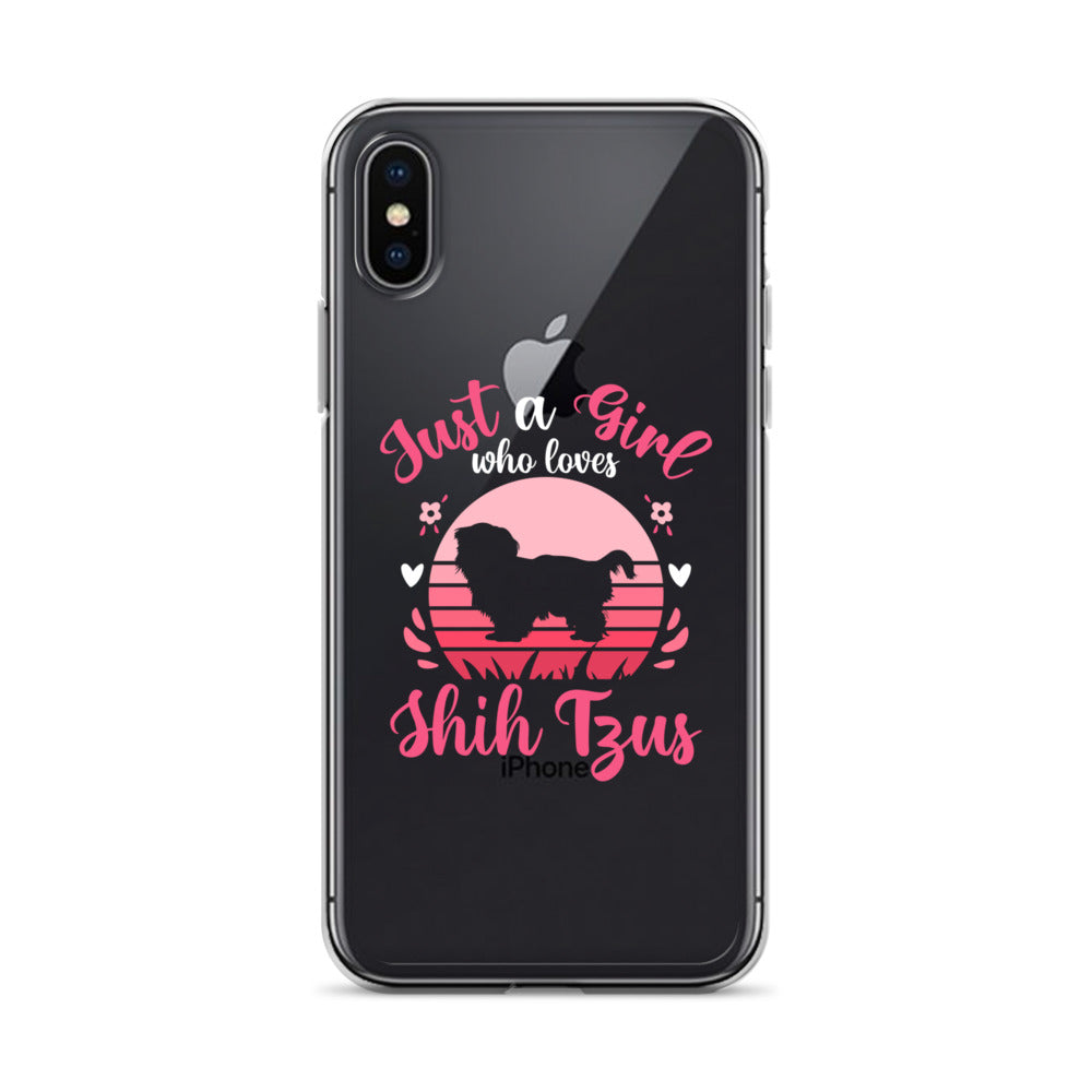 Just a Girl Who Loves Shih Tzu iPhone Case