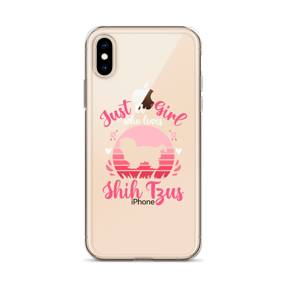 Just a Girl Who Loves Shih Tzu iPhone Case