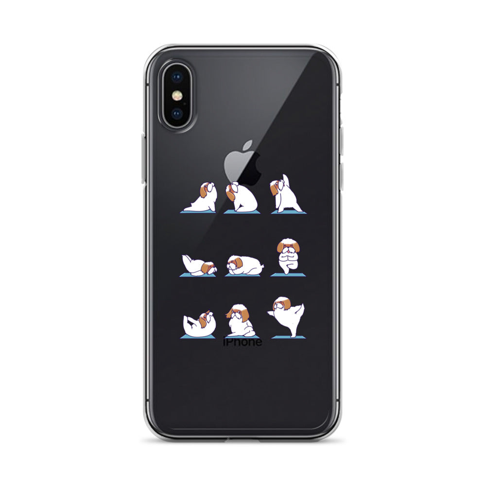 Shih Tzu Doing Yoga iPhone Case