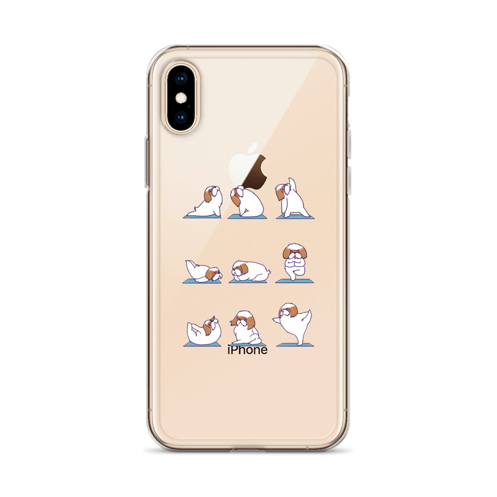 Shih Tzu Doing Yoga iPhone Case