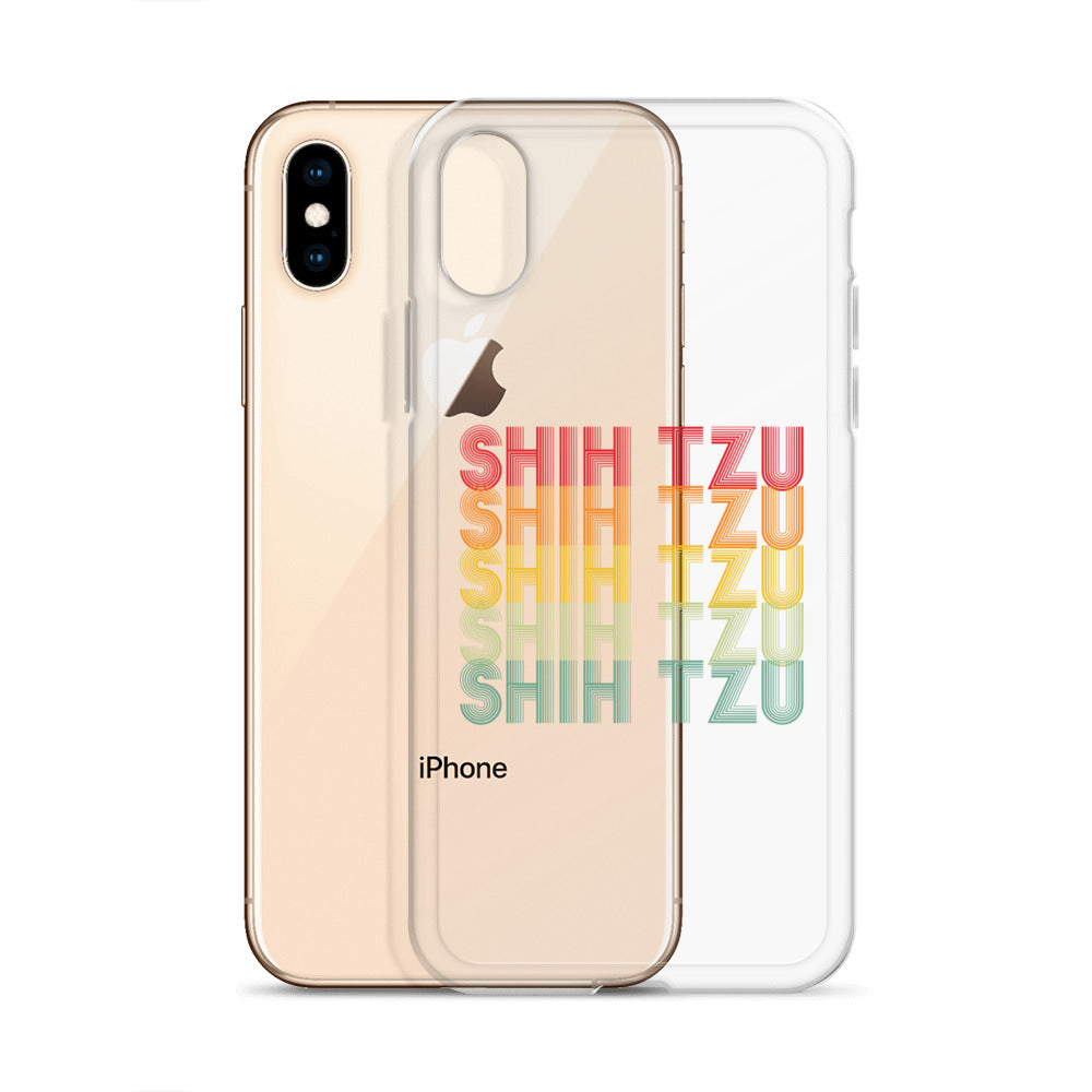 Shih Tzu Typographical iPhone Case