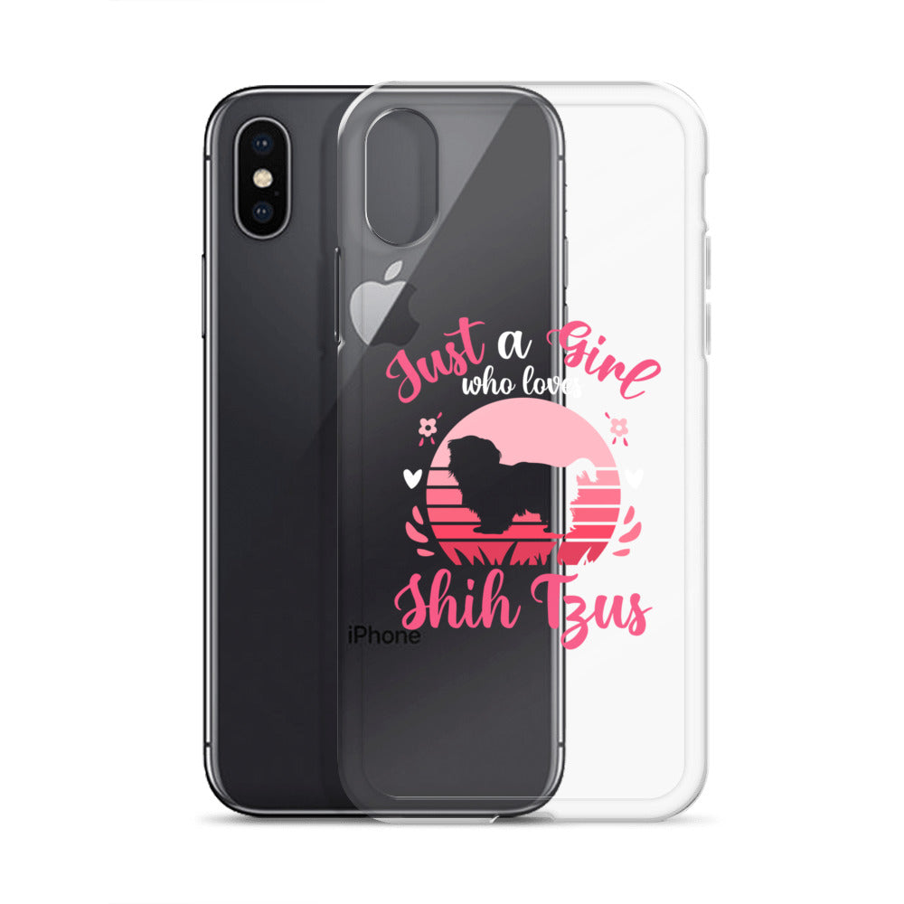 Just a Girl Who Loves Shih Tzu iPhone Case