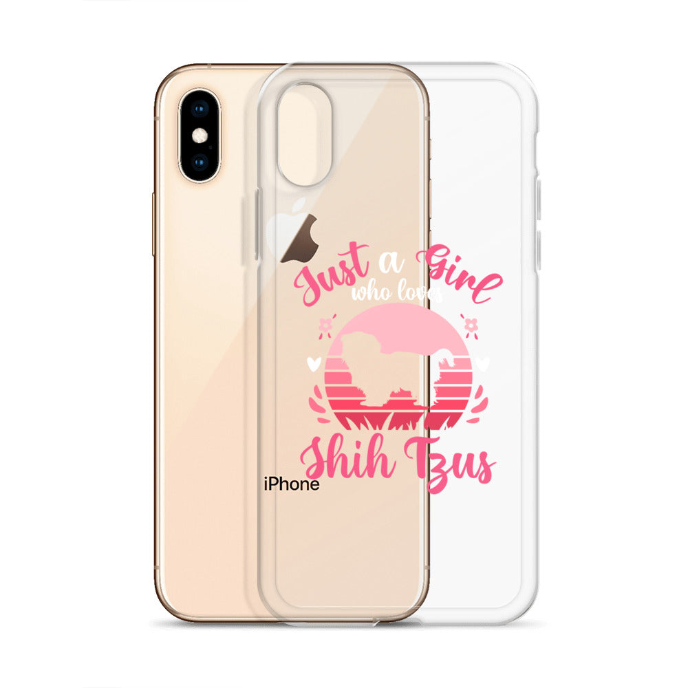 Just a Girl Who Loves Shih Tzu iPhone Case