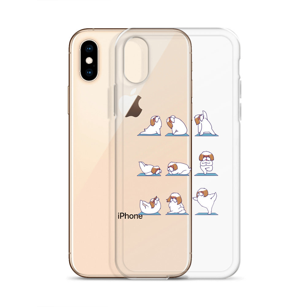 Shih Tzu Doing Yoga iPhone Case