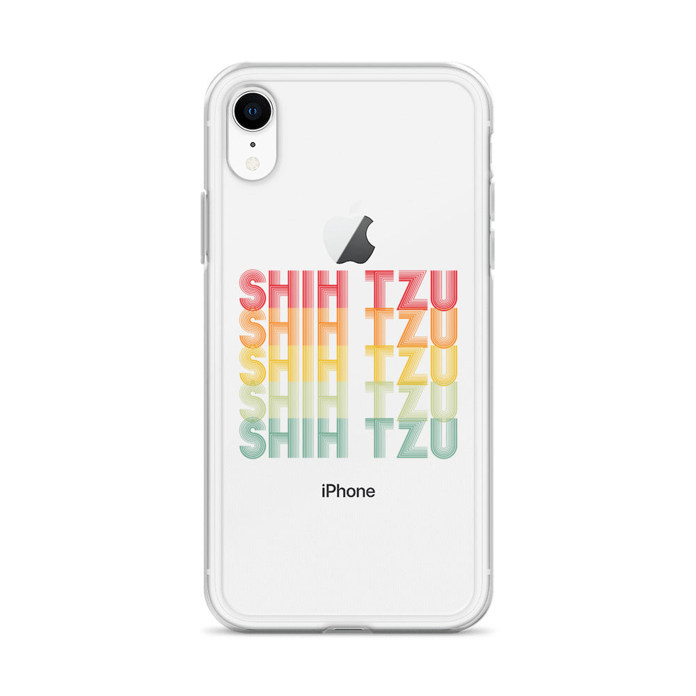 Shih Tzu Typographical iPhone Case