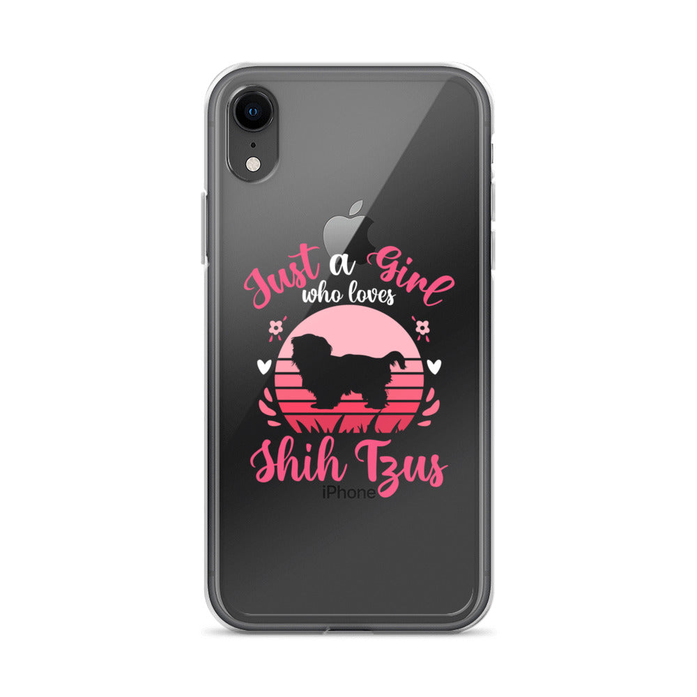 Just a Girl Who Loves Shih Tzu iPhone Case