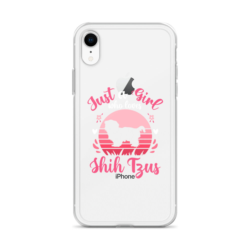 Just a Girl Who Loves Shih Tzu iPhone Case