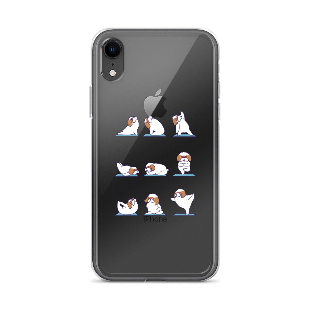 Shih Tzu Doing Yoga iPhone Case