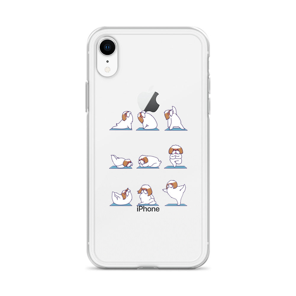 Shih Tzu Doing Yoga iPhone Case