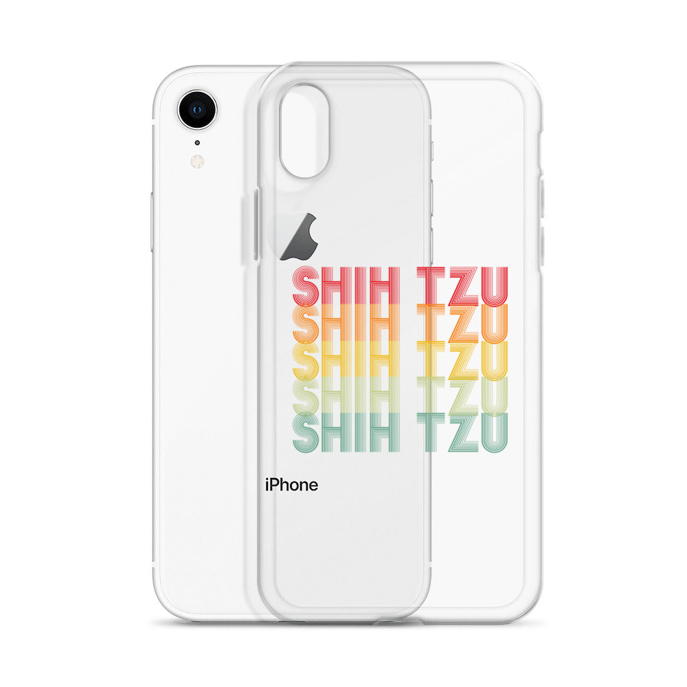 Shih Tzu Typographical iPhone Case