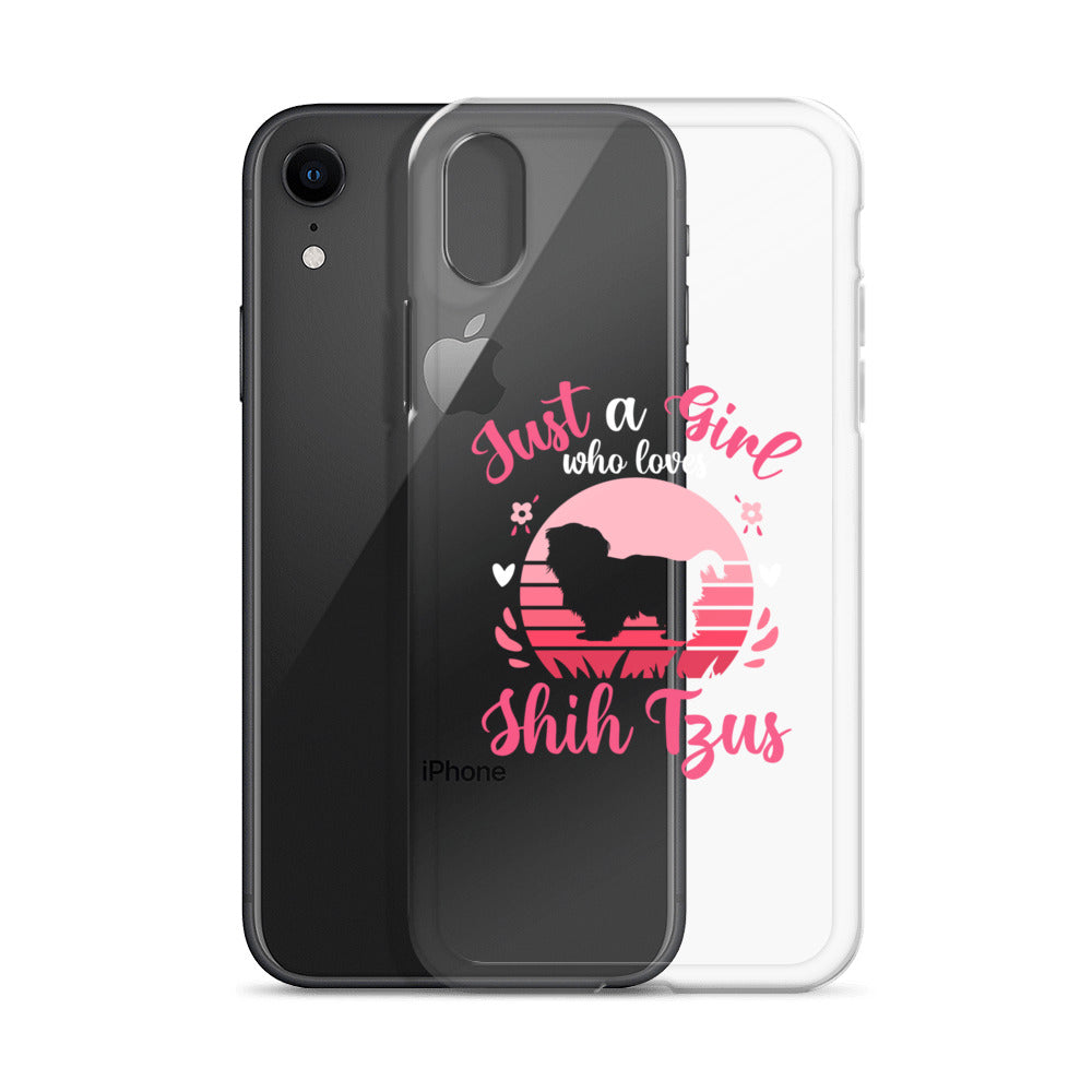 Just a Girl Who Loves Shih Tzu iPhone Case