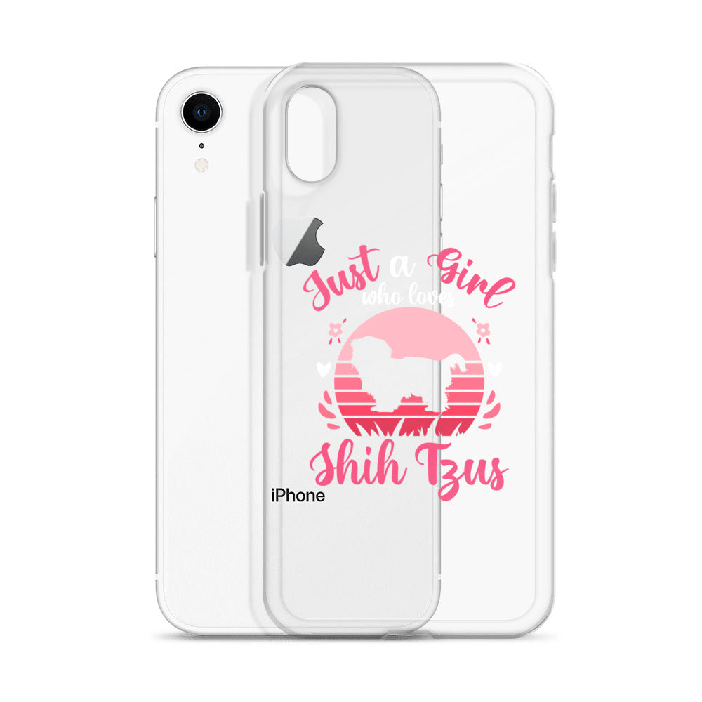 Just a Girl Who Loves Shih Tzu iPhone Case