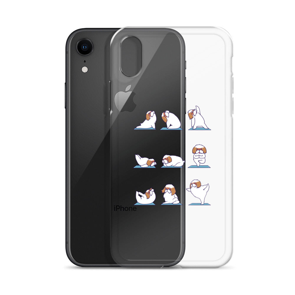 Shih Tzu Doing Yoga iPhone Case