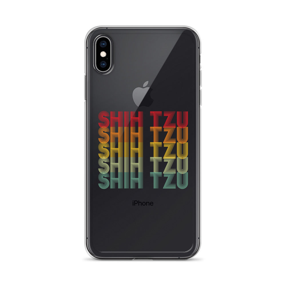 Shih Tzu Typographical iPhone Case