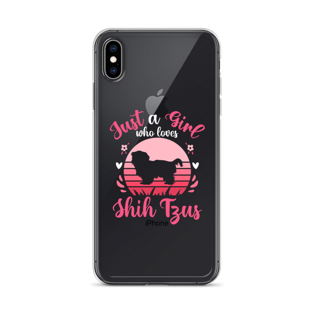 Just a Girl Who Loves Shih Tzu iPhone Case