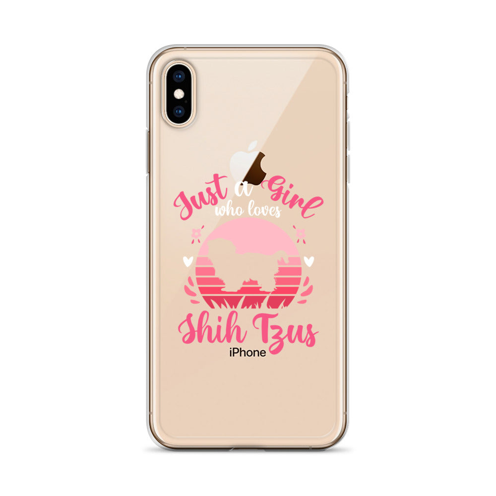 Just a Girl Who Loves Shih Tzu iPhone Case