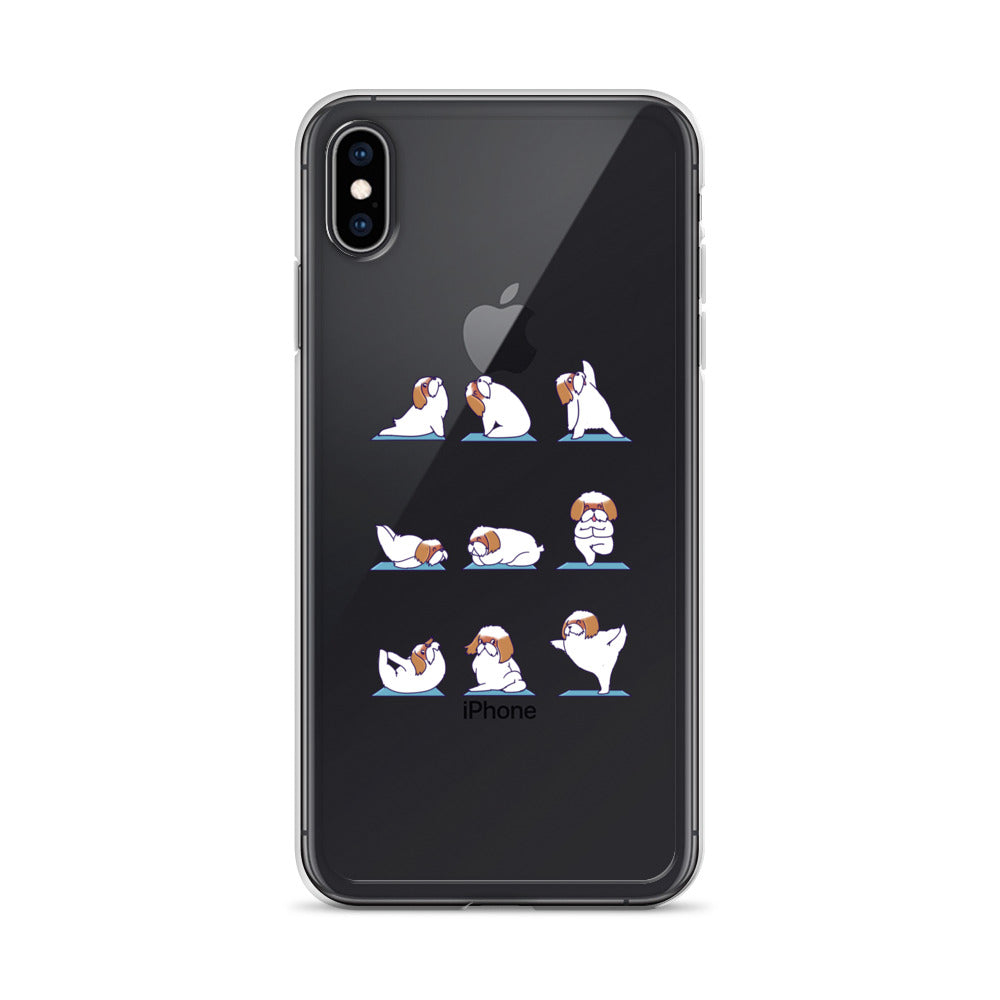 Shih Tzu Doing Yoga iPhone Case