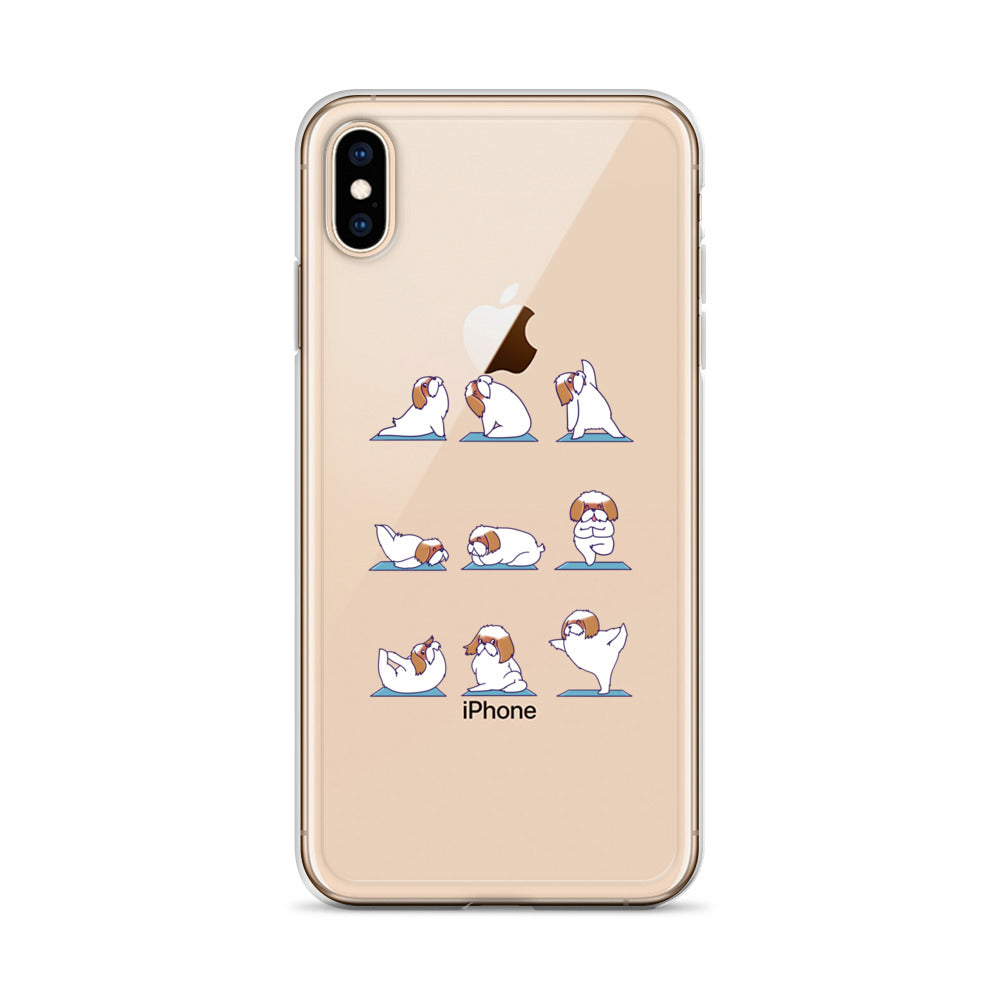 Shih Tzu Doing Yoga iPhone Case