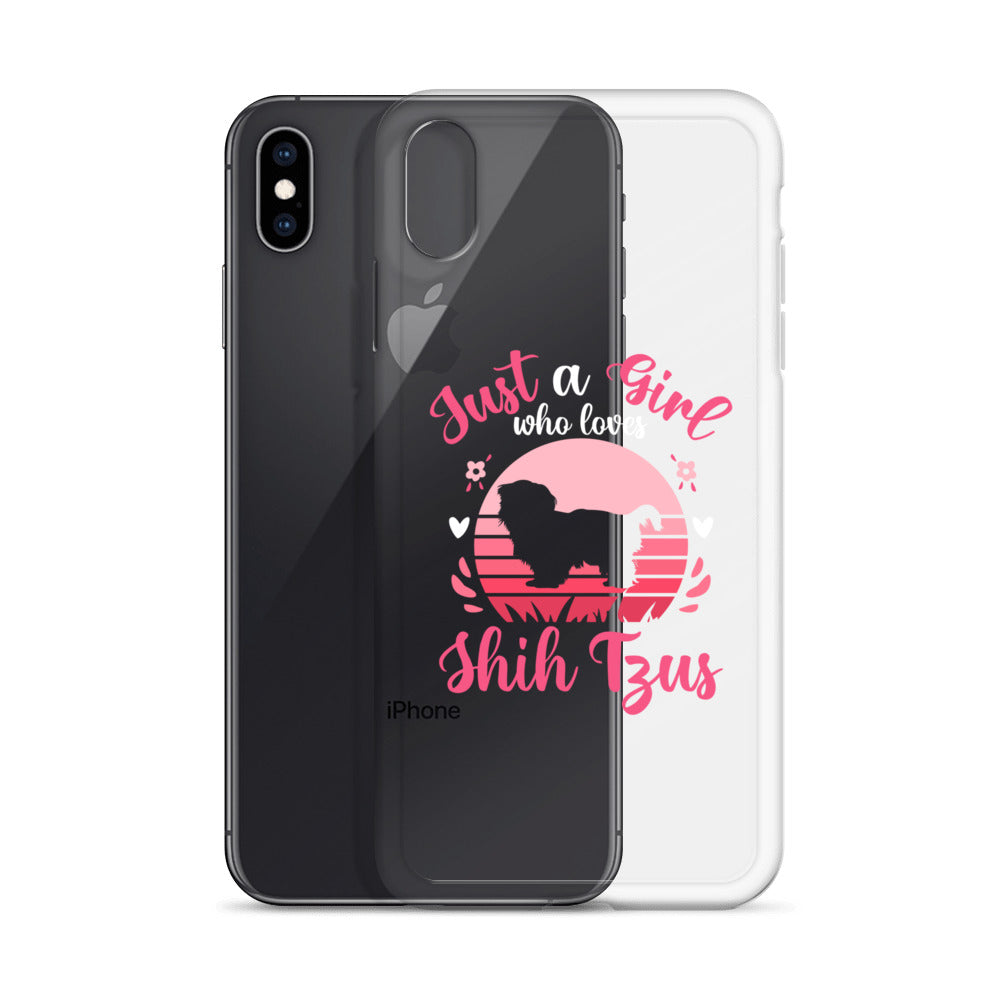 Just a Girl Who Loves Shih Tzu iPhone Case