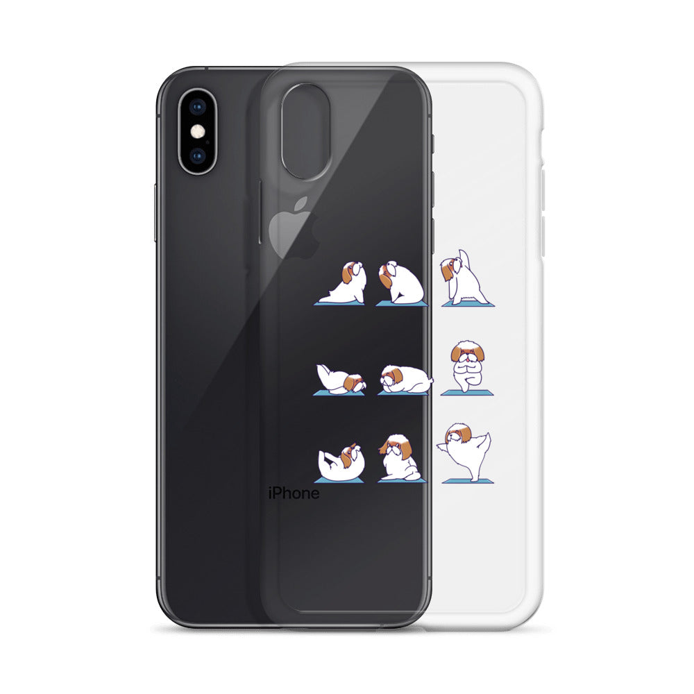 Shih Tzu Doing Yoga iPhone Case