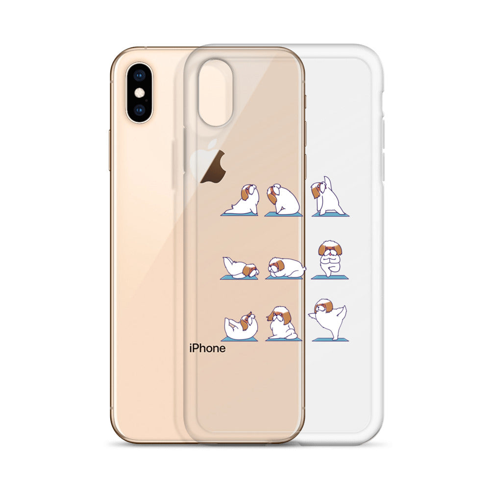 Shih Tzu Doing Yoga iPhone Case