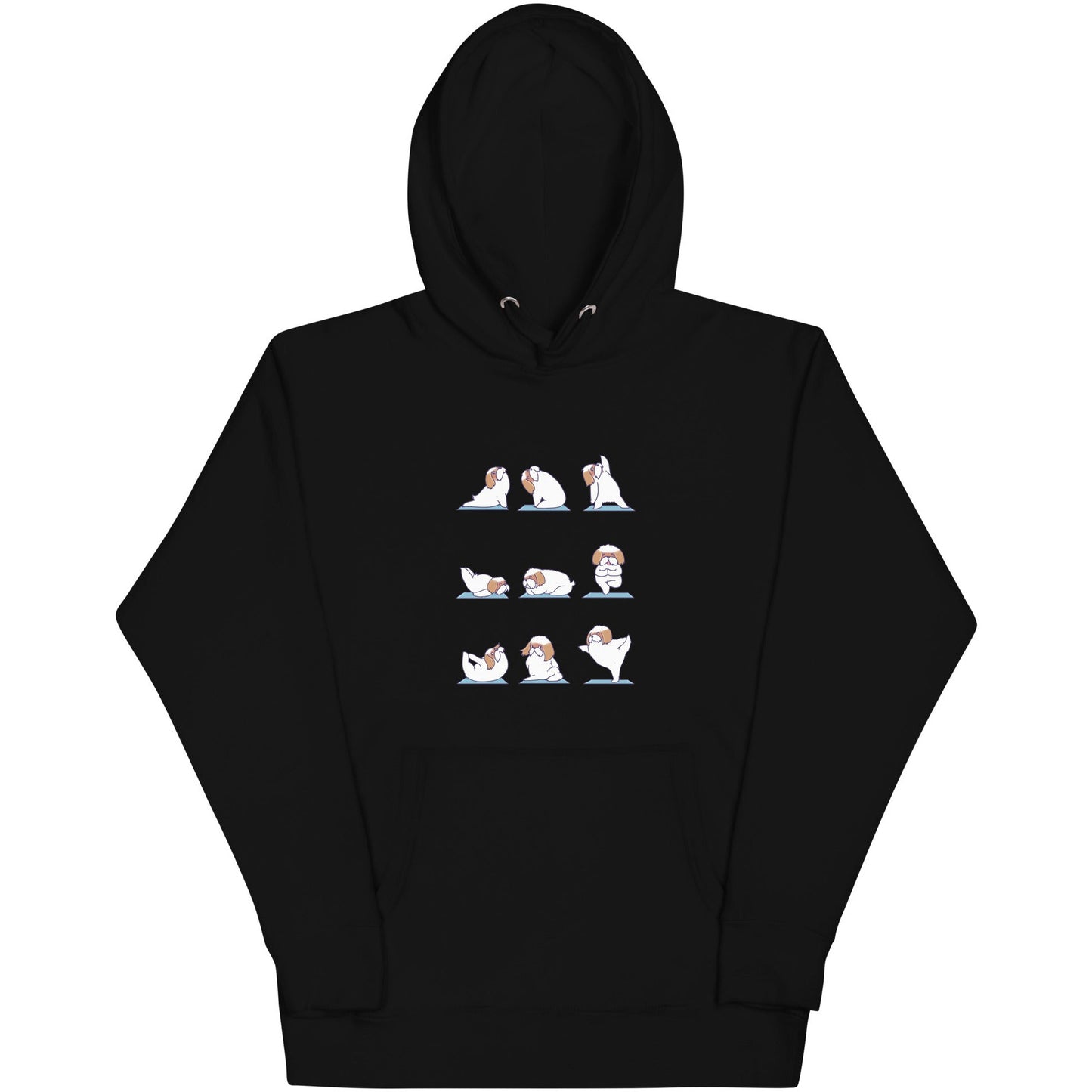 Shih Tzu Doing Yoga Unisex Hoodie