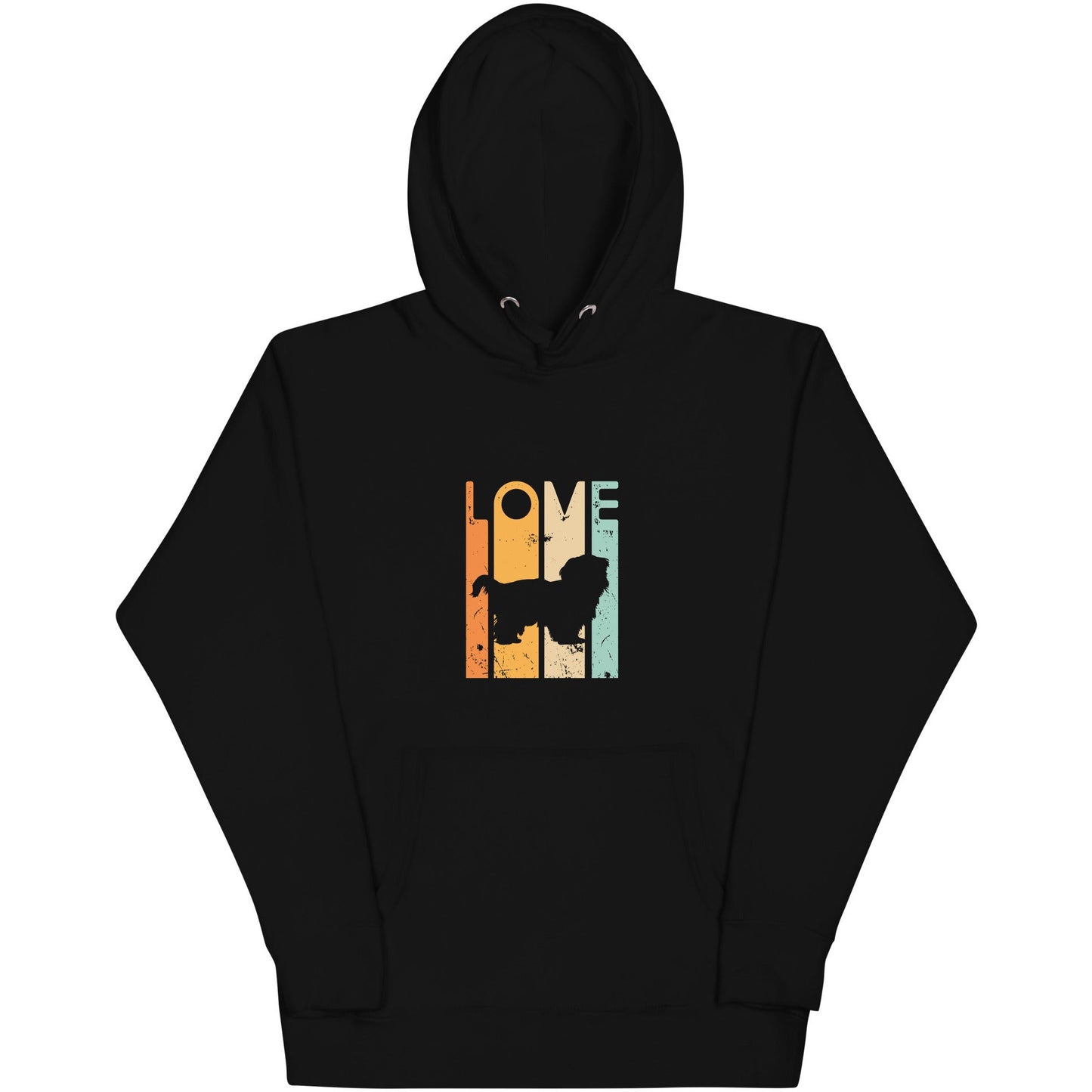 Love Shih Tzu  Retro 1970's Style Unisex Hoodie