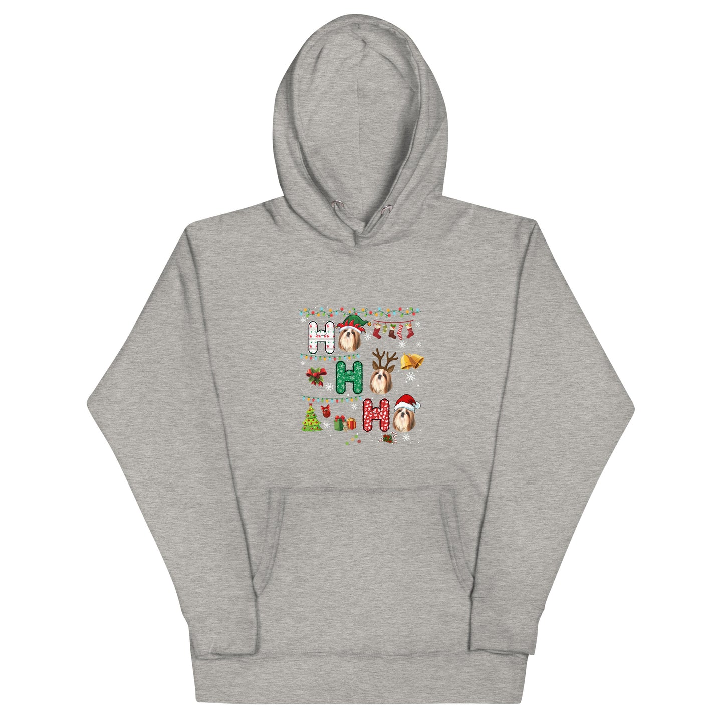 Ho Ho Ho Shih Tzu Unisex Hoodie