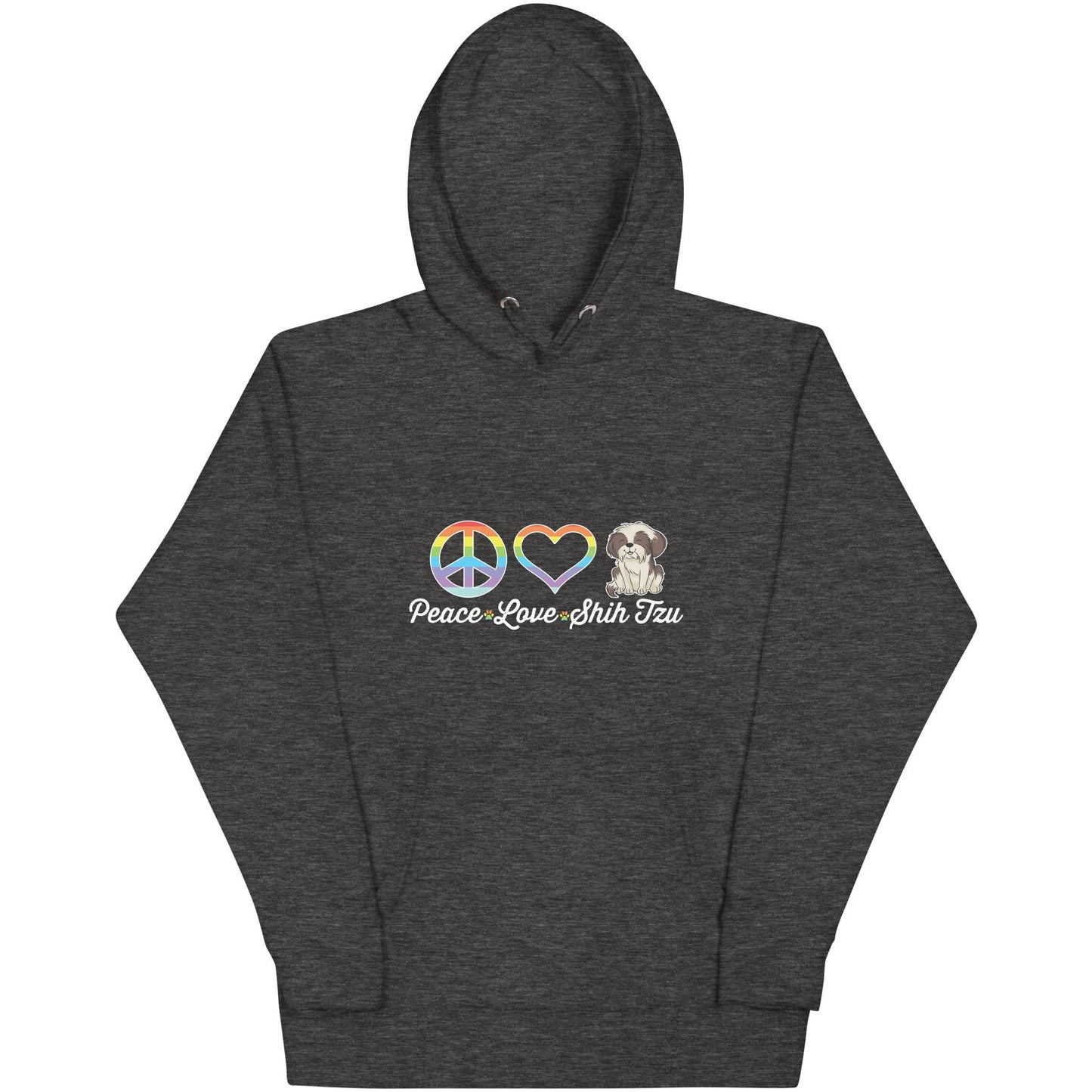 Peace Love Shih Tzu Unisex Hoodie