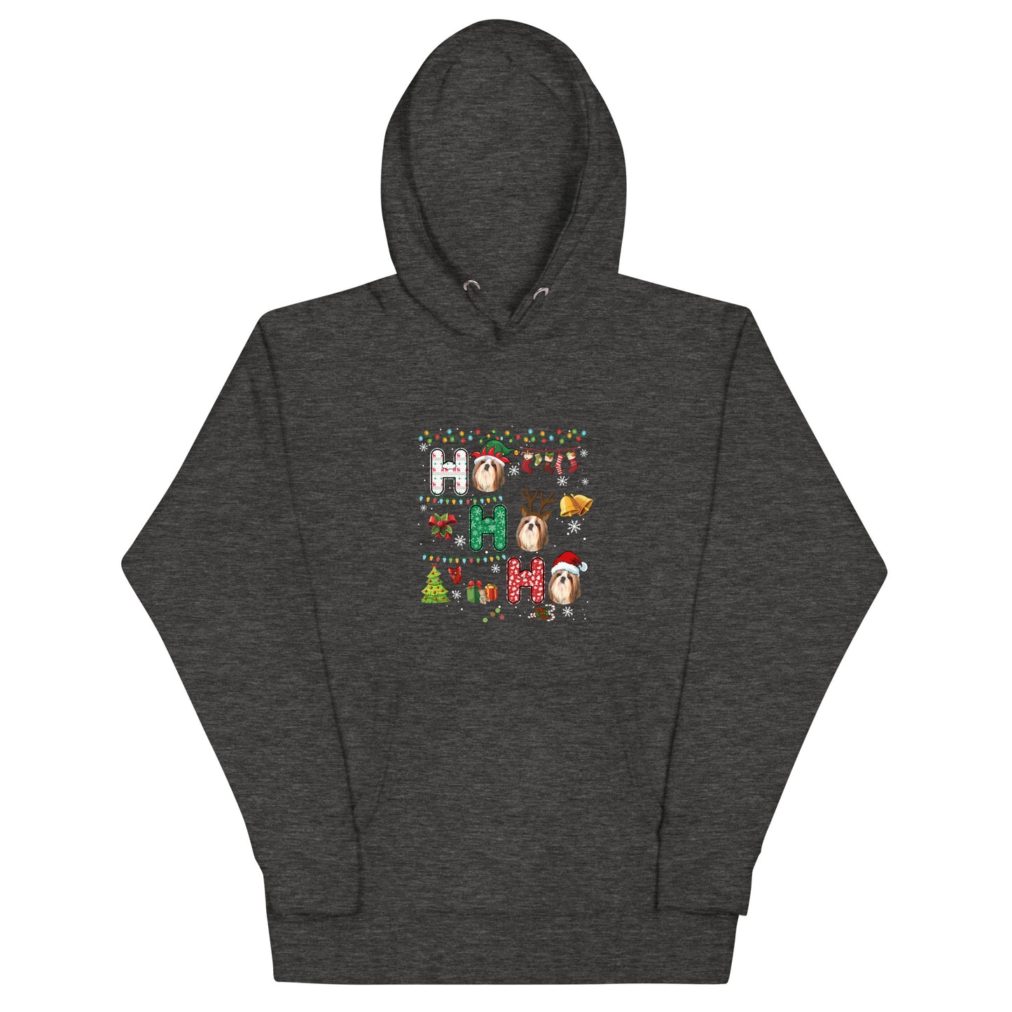 Ho Ho Ho Shih Tzu Unisex Hoodie