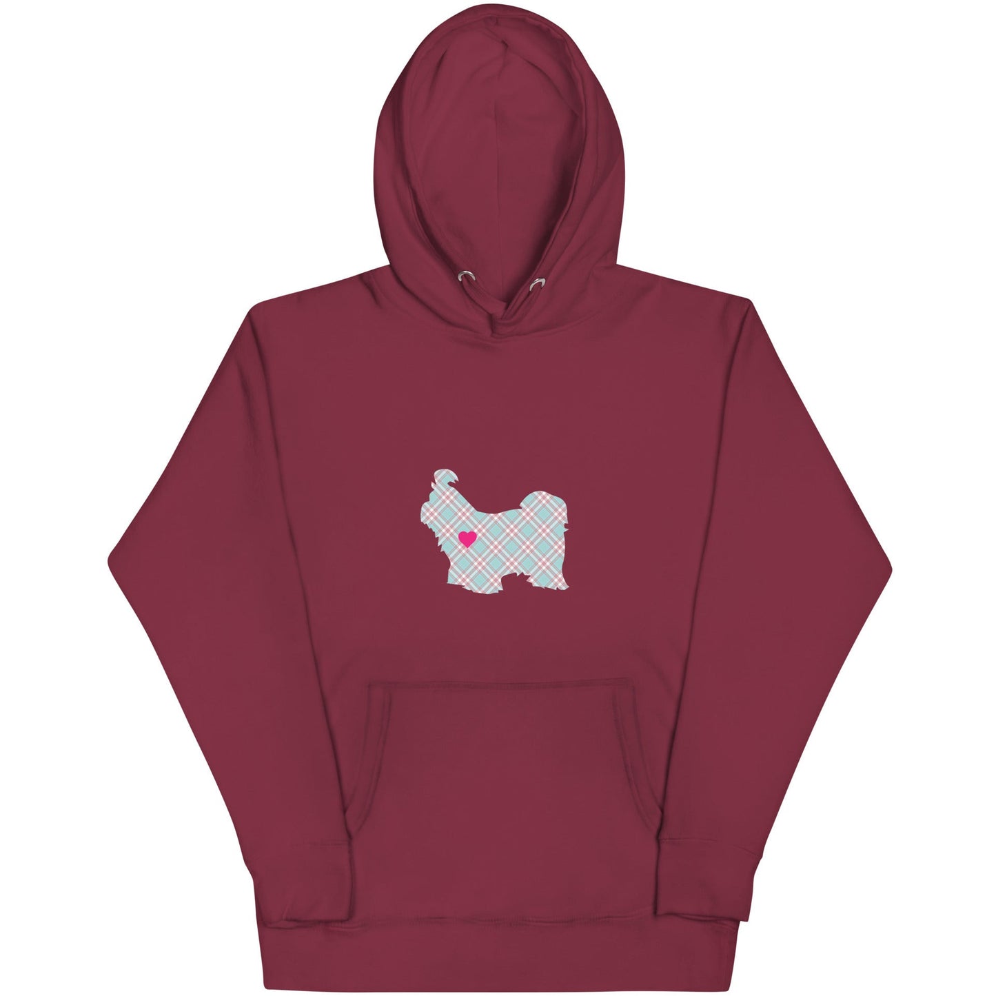 Tartan Plaid Shih Tzu Unisex Hoodie