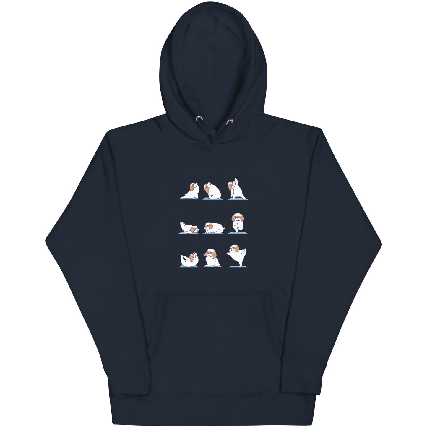 Shih Tzu Doing Yoga Unisex Hoodie