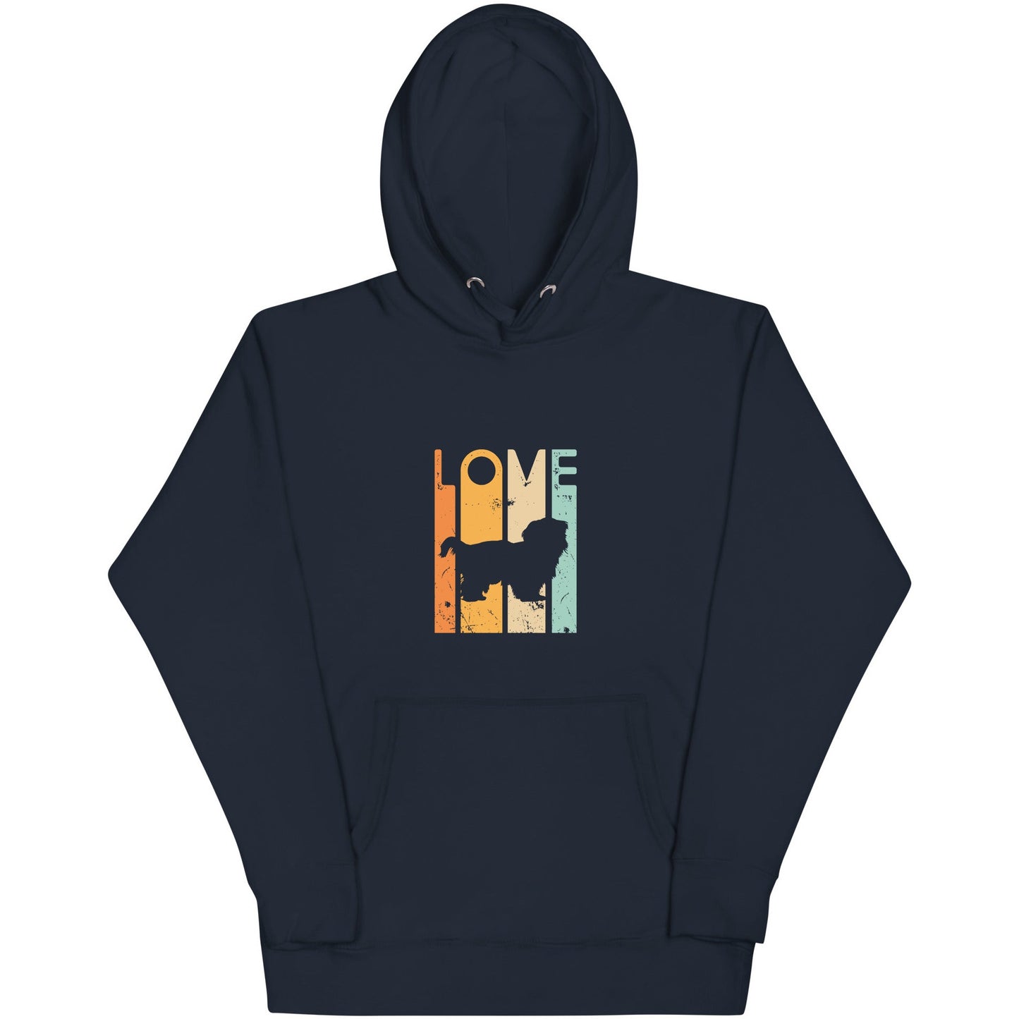 Love Shih Tzu  Retro 1970's Style Unisex Hoodie