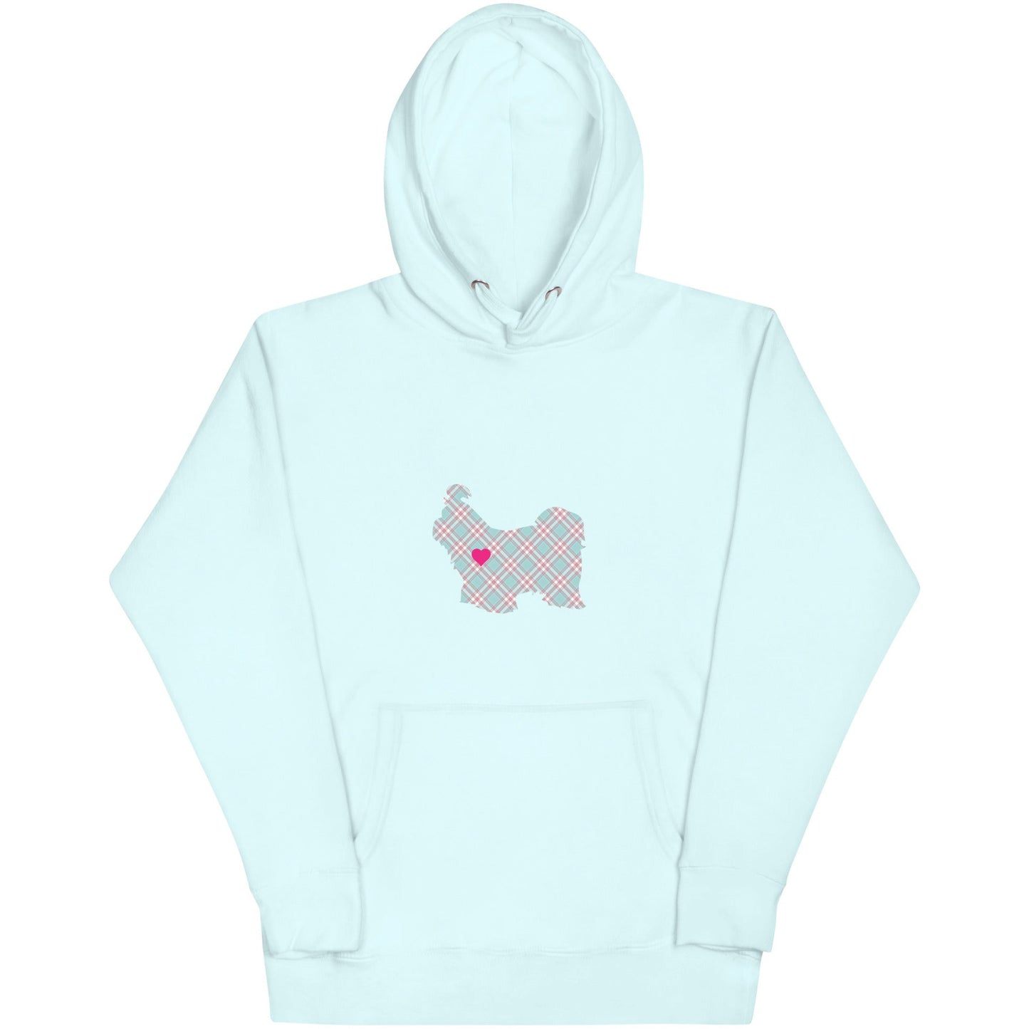 Tartan Plaid Shih Tzu Unisex Hoodie