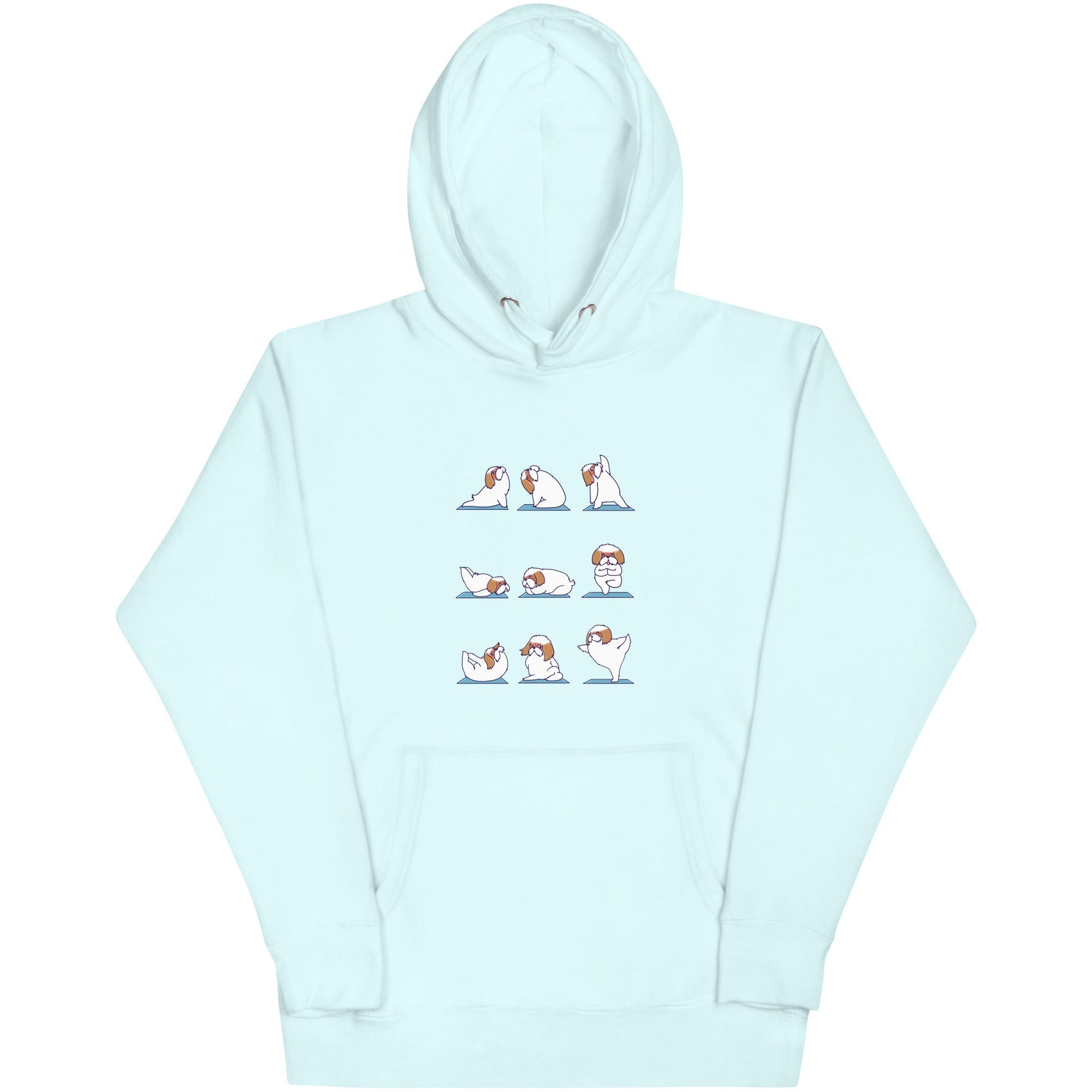 Shih Tzu Doing Yoga Unisex Hoodie