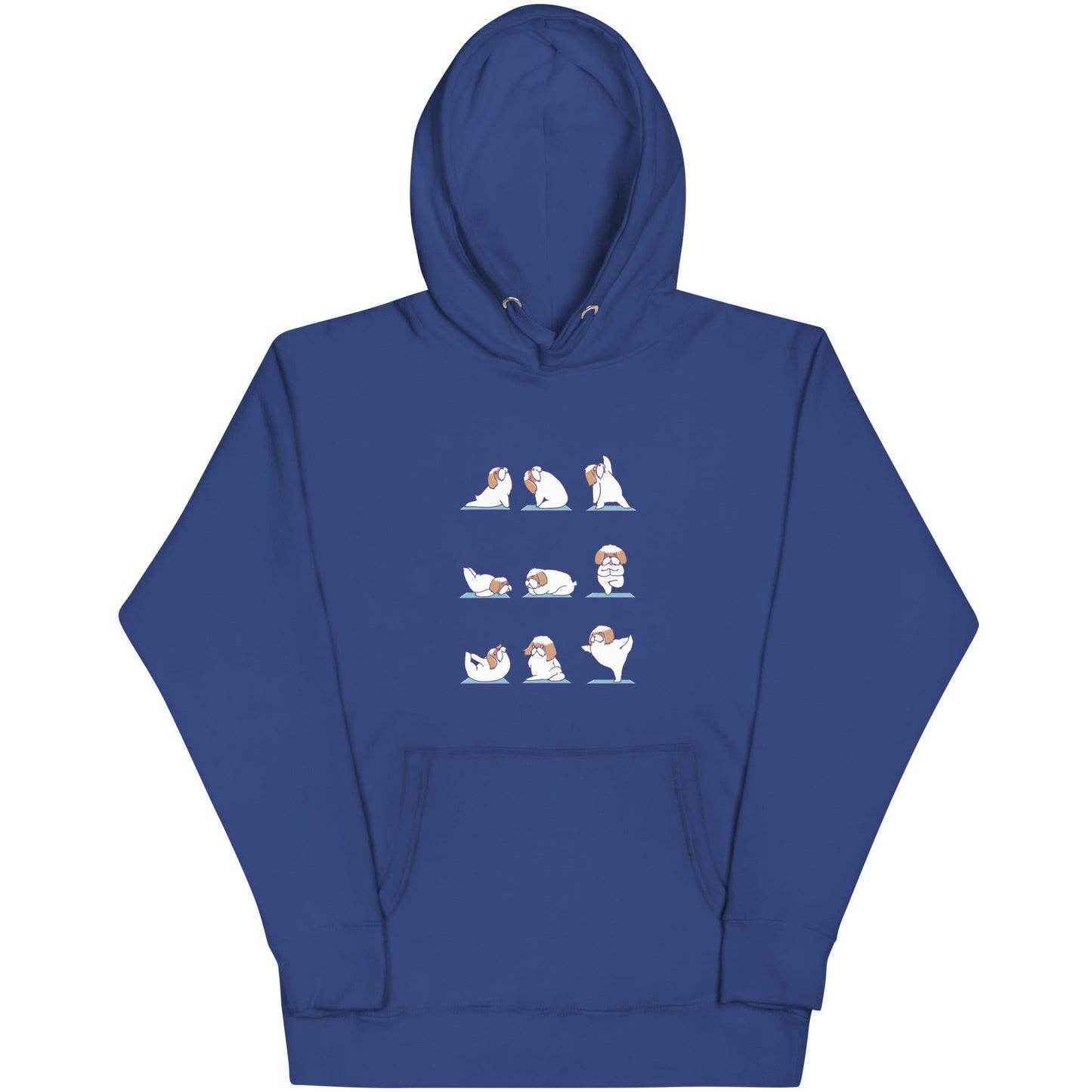 Shih Tzu Doing Yoga Unisex Hoodie