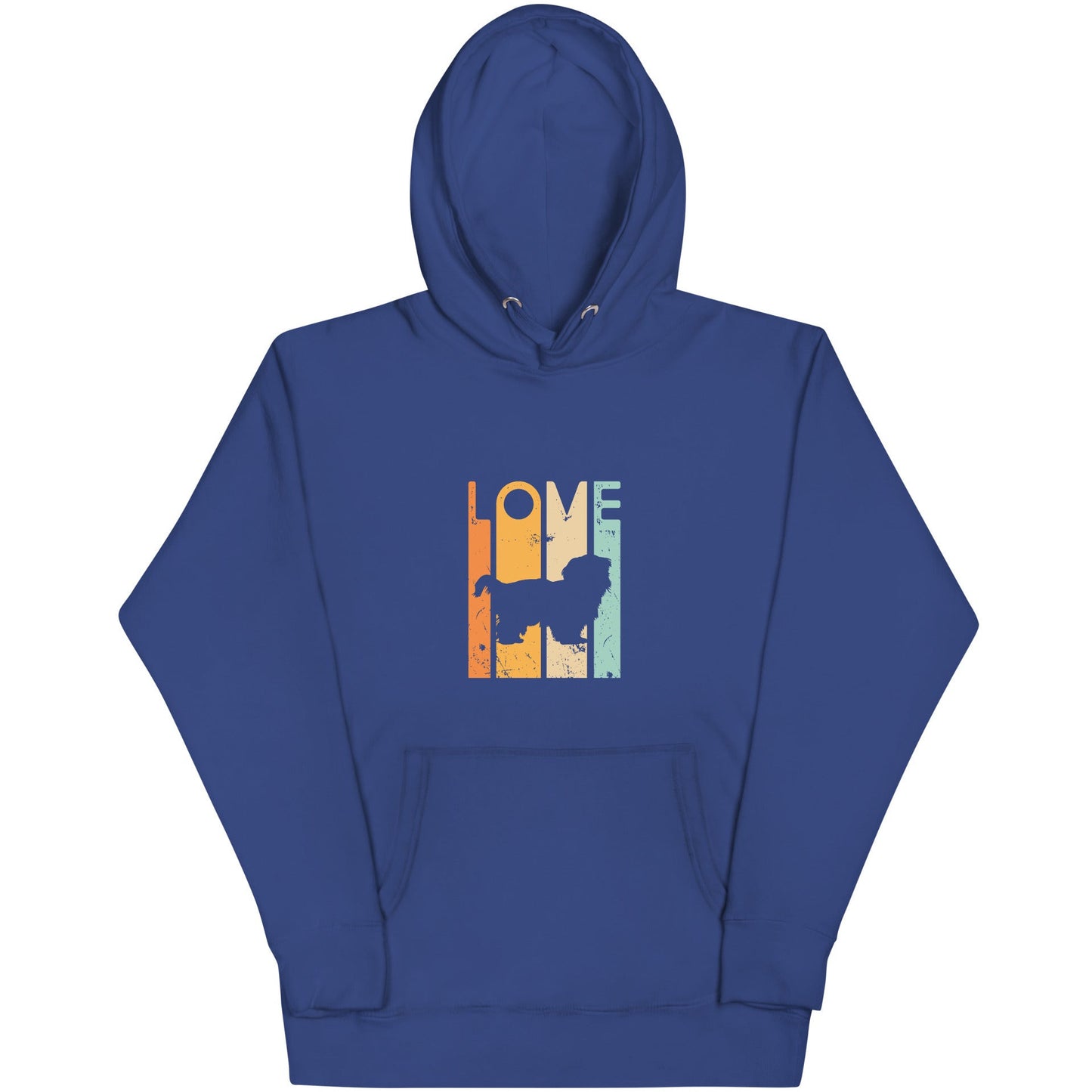 Love Shih Tzu  Retro 1970's Style Unisex Hoodie