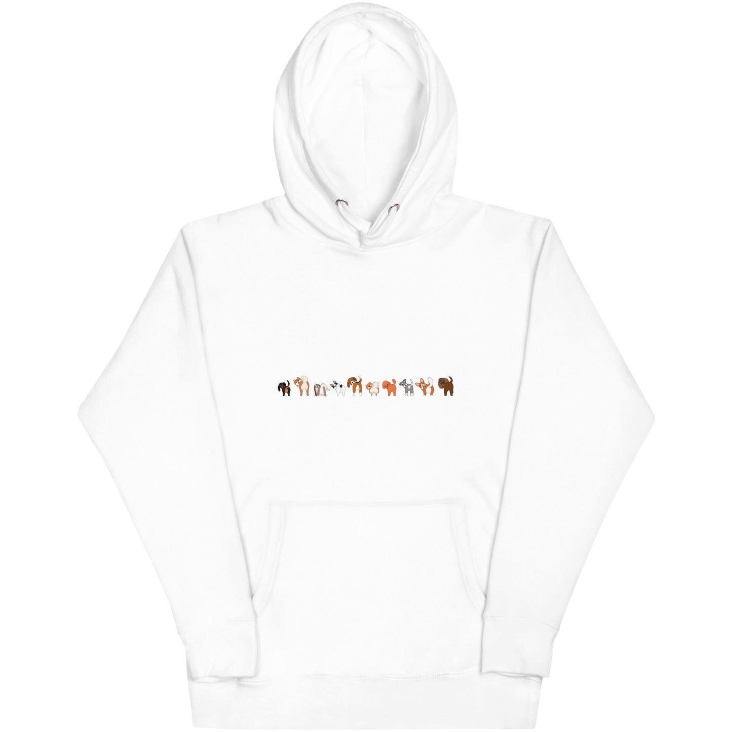 Dog Bootie Wagging Unisex Hoodie