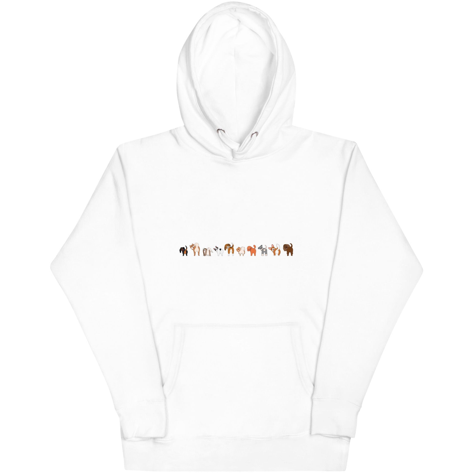 Dog Bootie Wagging Unisex Hoodie