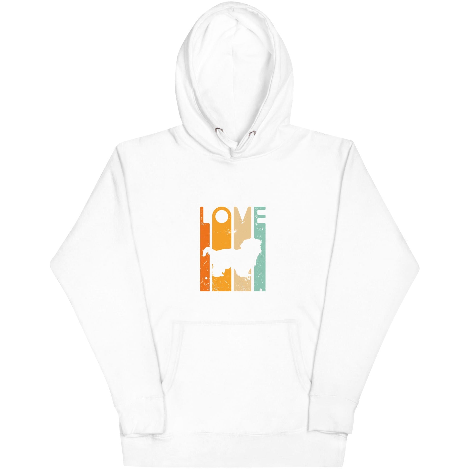 Love Shih Tzu  Retro 1970's Style Unisex Hoodie