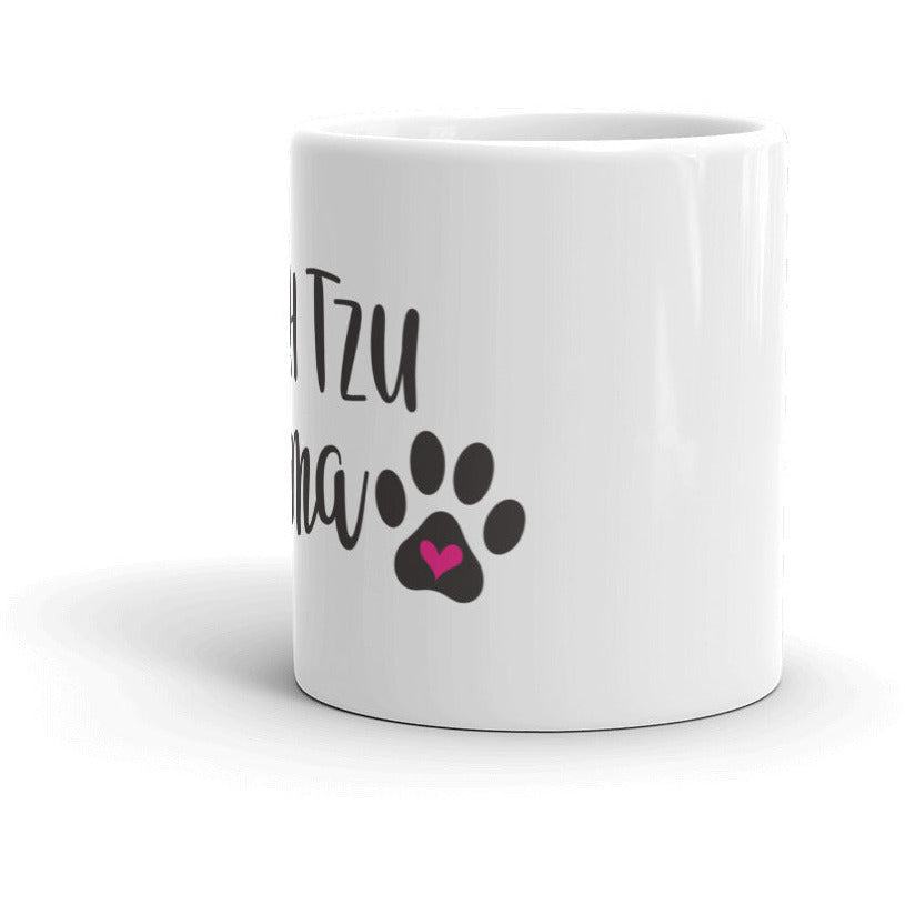 Shih Tzu Mama White glossy mug